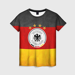 Футболка женская Сборная Германии, цвет: 3D-принт
