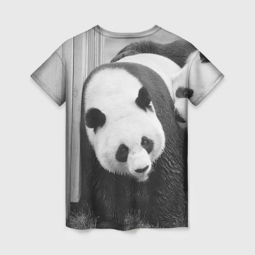 Женская футболка Большая панда / 3D-принт – фото 2