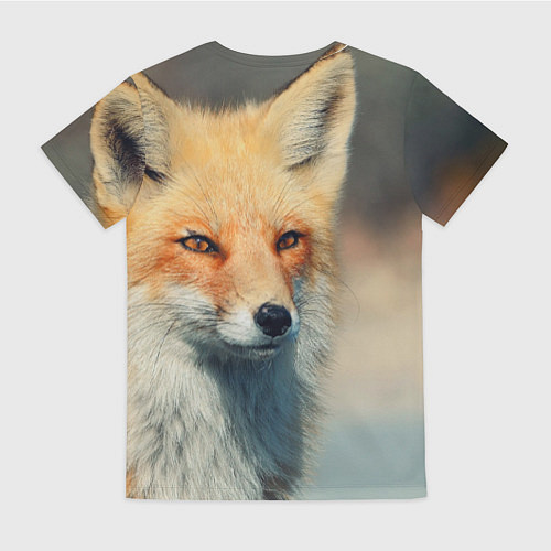 Женская футболка Лисица / 3D-принт – фото 2