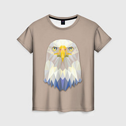 Футболка женская Геометрический орел, цвет: 3D-принт