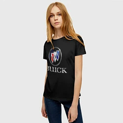 Футболка женская Buick, цвет: 3D-принт — фото 2