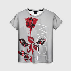 Футболка женская Depeche Mode: Red Rose, цвет: 3D-принт