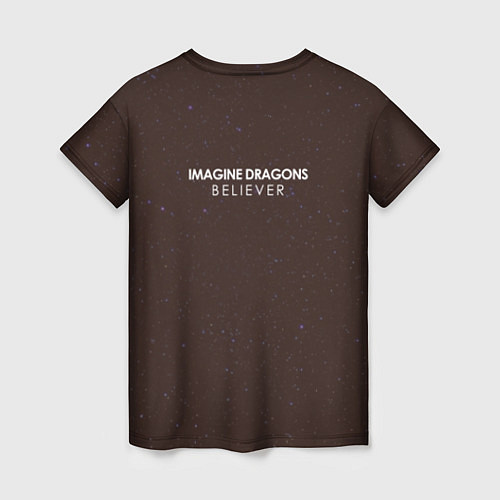 Женская футболка Imagine Dragons: Believer / 3D-принт – фото 2