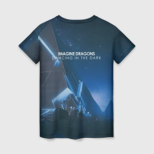 Женская футболка Imagine Dragons: Mountain / 3D-принт – фото 2