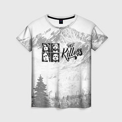 Футболка женская The Killers: Winter, цвет: 3D-принт