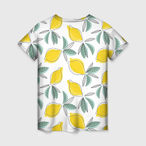 Женская футболка Лимончики / 3D-принт – фото 2