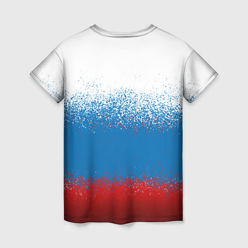 Женская футболка Russian Bear / 3D-принт – фото 2