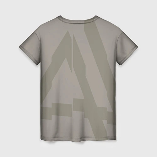 Женская футболка Linkin Park: Grey style / 3D-принт – фото 2
