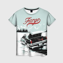 Футболка женская Fargo Car, цвет: 3D-принт