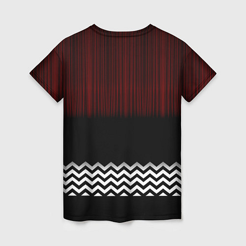 Женская футболка Twin Peaks Sun / 3D-принт – фото 2