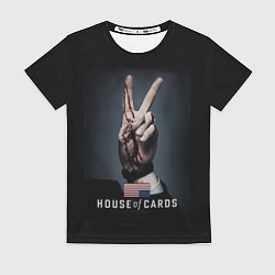 Футболка женская House of Cards: Peace, цвет: 3D-принт