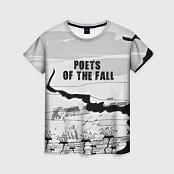 Футболка женская Poets of the Fall, цвет: 3D-принт