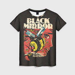 Женская футболка Black Mirror: Nated Nation