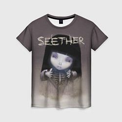 Футболка женская Seether: Fake it, цвет: 3D-принт