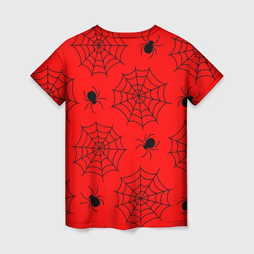 Женская футболка Рассадник пауков / 3D-принт – фото 2