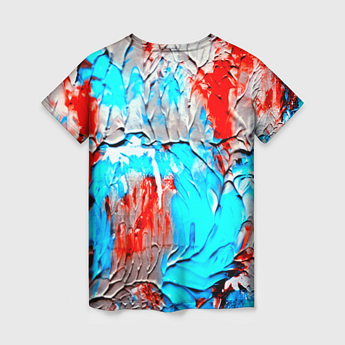 Женская футболка Буйство красок / 3D-принт – фото 2