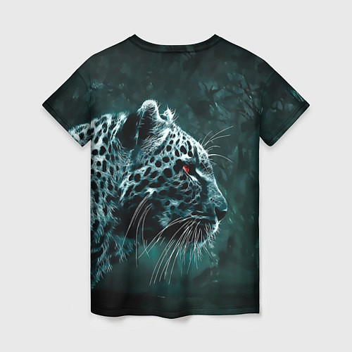 Женская футболка Леопард / 3D-принт – фото 2