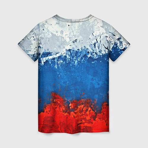 Женская футболка Русский медведь / 3D-принт – фото 2