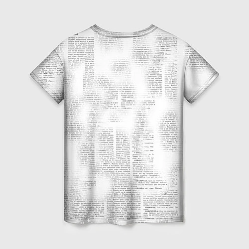 Женская футболка Грудная клетка / 3D-принт – фото 2