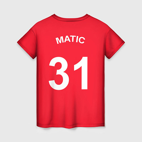 Женская футболка Man UTD: Nemanja Matic / 3D-принт – фото 2