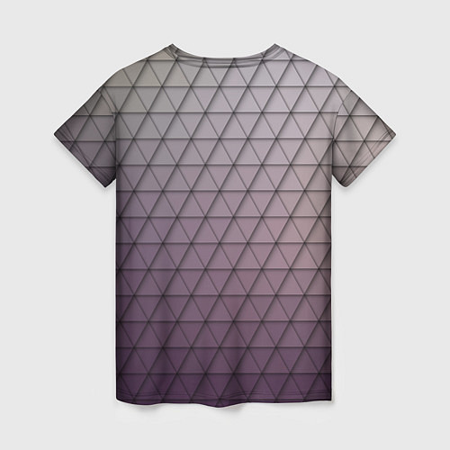 Женская футболка Кольчуга из треугольников / 3D-принт – фото 2