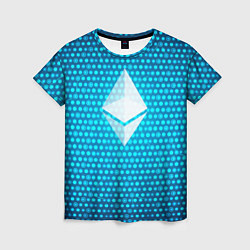 Футболка женская Blue Ethereum, цвет: 3D-принт