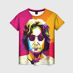 Женская футболка Джон Леннон: фан-арт