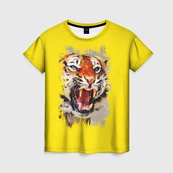 Футболка женская Tiger Art, цвет: 3D-принт