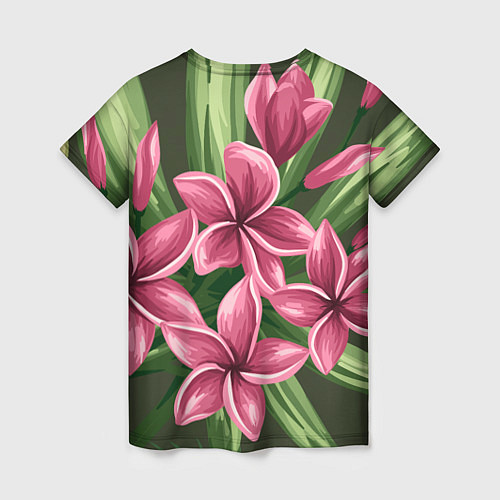 Женская футболка Райский сад / 3D-принт – фото 2