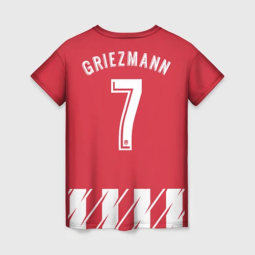Женская футболка Atletico Madrid FC: Grizman Home 17/18 / 3D-принт – фото 2