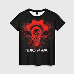 Женская футболка Gears of War: Red Skull