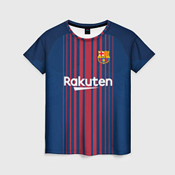 Футболка женская Barcelona FC: Neymar Home 17/18, цвет: 3D-принт