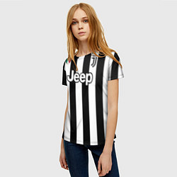 Футболка женская Juventus FC: Higuain Home 17/18, цвет: 3D-принт — фото 2