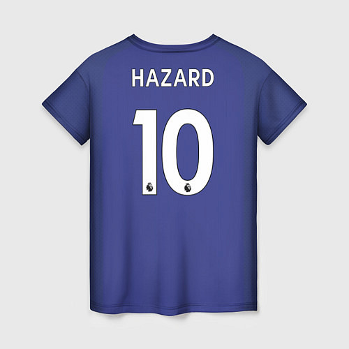 Женская футболка Chelsea FC: Hazard Home 17/18 / 3D-принт – фото 2