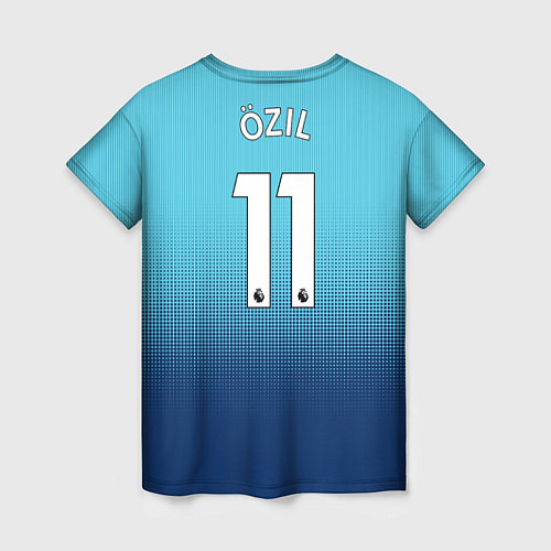 Женская футболка Arsenal FC: Ozil Blue Away 17/18 / 3D-принт – фото 2