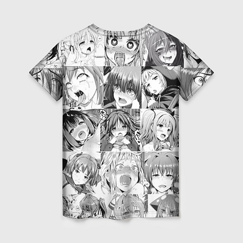 Женская футболка Японская анимация компиляция / 3D-принт – фото 2