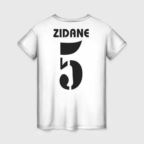 Женская футболка Zidane ретро / 3D-принт – фото 2