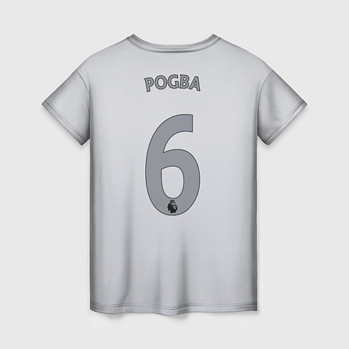 Женская футболка Man UTD FC: Pogba Away 17/18 / 3D-принт – фото 2