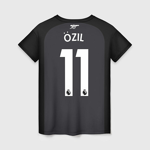 Женская футболка Ozil away 17-18 / 3D-принт – фото 2
