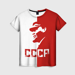 Женская футболка Ленин СССР