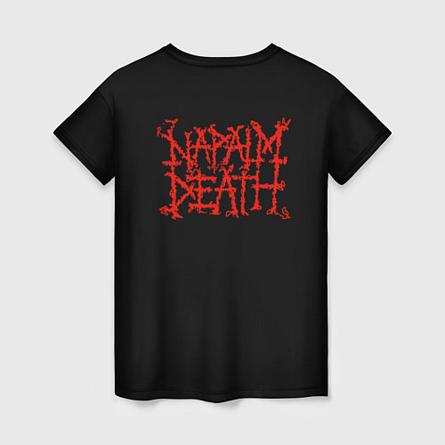 Женская футболка Napalm Death / 3D-принт – фото 2