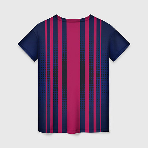 Женская футболка FC Barcelona: Rakuten / 3D-принт – фото 2