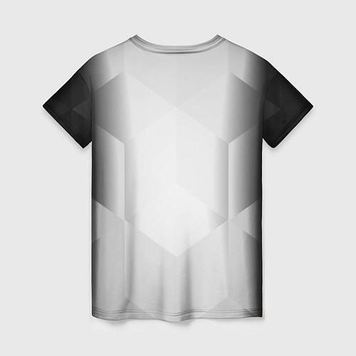 Женская футболка FC Juventus: Silver Original / 3D-принт – фото 2