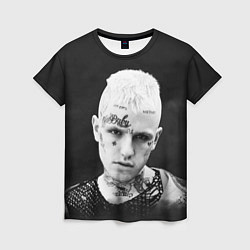 Футболка женская Lil Peep: Black Edition, цвет: 3D-принт