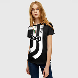 Футболка женская FC Juventus: FIFA 2018, цвет: 3D-принт — фото 2