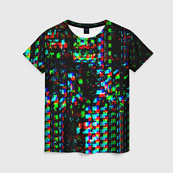 Женская футболка Optical Glitch