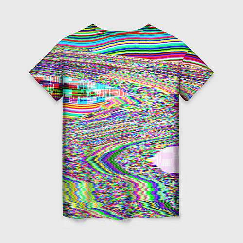 Женская футболка Optical Glitch / 3D-принт – фото 2