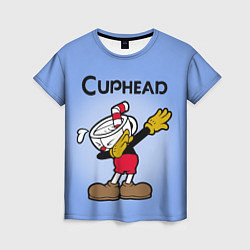 Футболка женская Cuphead Dab, цвет: 3D-принт