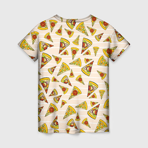 Женская футболка Pizza Love / 3D-принт – фото 2