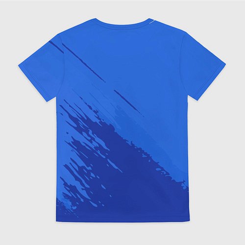 Женская футболка FC Paris: Blue 2018 / 3D-принт – фото 2